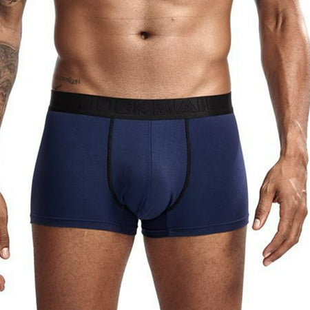BIZIZA Male Breathable Pouch Trunks for Men Stretch Soft Underwear Comfort Briefs Dark Blue XXL
BIZIZA Male Breathable Pouch Trunks for Men Stretch Soft Underwear Comfort Briefs Dark Blue XXL