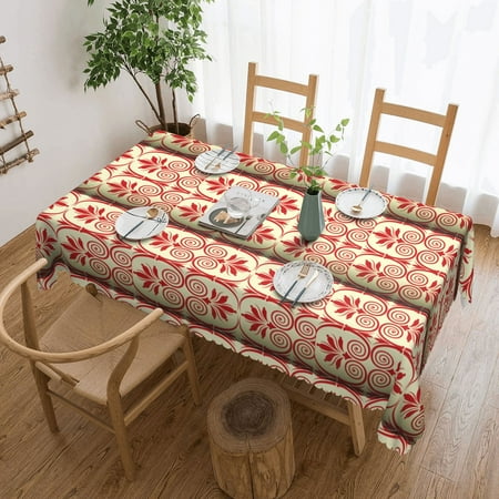 Tablecloth Retro Seamless Floral Pattern Table Cloth For Rectangle Tables Waterproof Resistant Picnic Table Covers For Kitchen Dining/Party(54x72in)
Tablecloth Retro Seamless Floral Pattern Table Cloth For Rectangle Tables Waterproof Resistant Picnic Table Covers For Kitchen Dining/Party(54x72in)