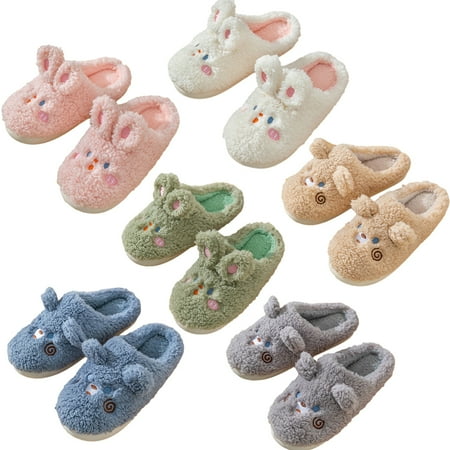 KYAIGUO Unisex Cute Bunny Slippers Faux Fur Fluffy Winter Slip-On Women Men House Slippers for Indoor Outdoor
KYAIGUO Unisex Cute Bunny Slippers Faux Fur Fluffy Winter Slip-On Women Men House Slippers for Indoor Outdoor