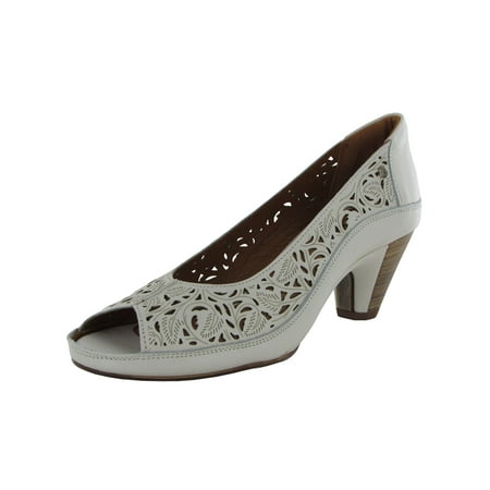 Pikolinos Womens Java W5A-5912 Peep Toe Pump Shoes Nata 41 EU / 10.5-11 US