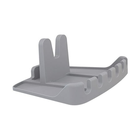 Seroniy 6 Slots Silicone Tableware Rest Heat-Resistant Spoon Rest with Pot Lid Holder for Kitchen Gadgets
Seroniy 6 Slots Silicone Tableware Rest Heat-Resistant Spoon Rest with Pot Lid Holder for Kitchen Gadgets