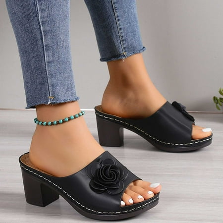 Jacenvly 2024 New Women s Plus Size Spring/Summer Fashion Flower Fish Mouth Beach Chunky Heels Sandals Black Sandals for Women Clearance
Jacenvly 2024 New Women s Plus Size Spring/Summer Fashion Flower Fish Mouth Beach Chunky Heels Sandals Black Sandals for Women Clearance