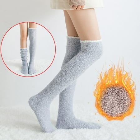 Relanfenk Socks Women s Solid Fuzzy Socks Winter Warm Over Knee High Socks Home Thigh-High Warm Socks Leggings
Relanfenk Socks Women s Solid Fuzzy Socks Winter Warm Over Knee High Socks Home Thigh-High Warm Socks Leggings