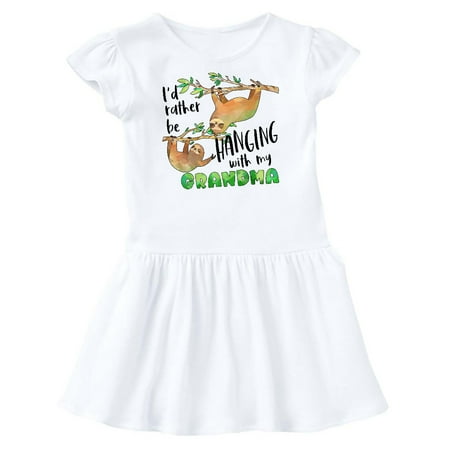 Inktastic Id Rather Be Hanging with my Grandma- Cute Sloths Gift Toddler Girl Dress
Inktastic Id Rather Be Hanging with my Grandma- Cute Sloths Gift Toddler Girl Dress