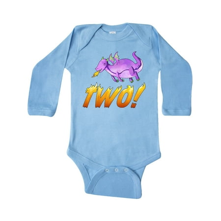 Inktastic 2 Second Birthday Purple Dragon Breathing Fire Gift Baby Boy or Baby Girl Long Sleeve Bodysuit
Inktastic 2 Second Birthday Purple Dragon Breathing Fire Gift Baby Boy or Baby Girl Long Sleeve Bodysuit