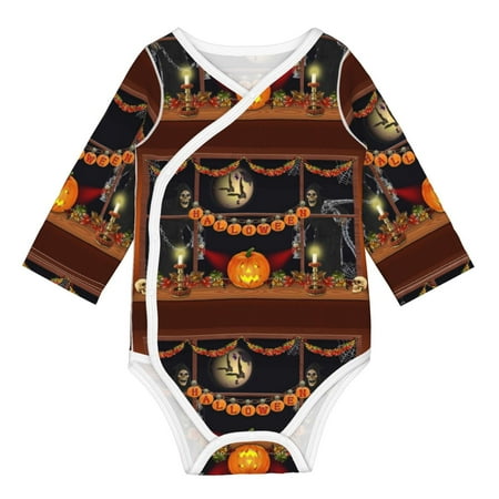 Matuu Halloween Decoration for Baby Long-Sleeve Bodysuit Soft Cotton Comfortable and Breathable Perfect for Newborns and Infants
Matuu Halloween Decoration for Baby Long-Sleeve Bodysuit Soft Cotton Comfortable and Breathable Perfect for Newborns and Infants