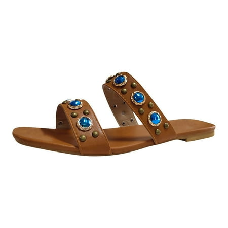 OAVQHLG3B Square-toe Flat Sandals for Womens Dressy Summer Beach Sandal Open Toe Rhinestones Slide Sandals Comfort Shoes Slipper
OAVQHLG3B Square-toe Flat Sandals for Womens Dressy Summer Beach Sandal Open Toe Rhinestones Slide Sandals Comfort Shoes Slipper