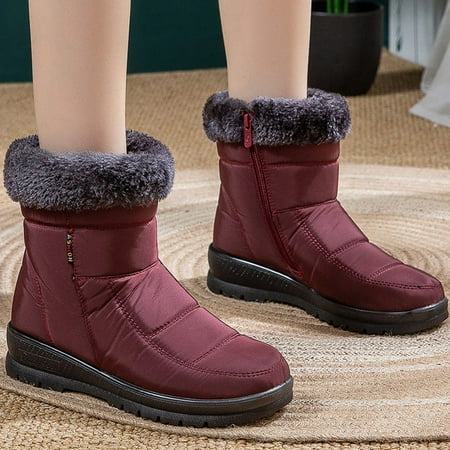 Women Boots Ankle Waterproof Winter Boots For Women Snow Botas Mujer Warm Black Winter Shoes Women Heels Platform Boots Female
Women Boots Ankle Waterproof Winter Boots For Women Snow Botas Mujer Warm Black Winter Shoes Women Heels Platform Boots Female