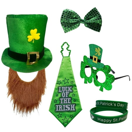 Irish Festival Day Accessories Set With Hat Glasses And Necklaces Bracelets Necktie Kids Party Supplies Decorations For Irish Festival Day Party Decorations for Women College Graduation Party
Irish Festival Day Accessories Set With Hat Glasses And Necklaces Bracelets Necktie Kids Party Supplies Decorations For Irish Festival Day Party Decorations for Women College Graduation Party