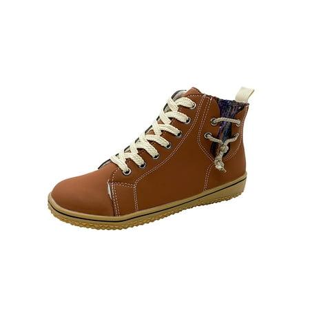 Eloshman Women Winter Boot Side Zip Snow Boots Plush Lined Warm Booties Outdoor Non Slip Lace Up Shoes Comfort Ankle Bootie Brown 4.5
Eloshman Women Winter Boot Side Zip Snow Boots Plush Lined Warm Booties Outdoor Non Slip Lace Up Shoes Comfort Ankle Bootie Brown 4.5