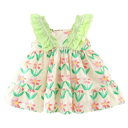 Toddlers Girls Baby Sleeveless Sundress Princess Dress Floral Printed Ruffles Dance Party Dresses Clothes Child Sundress Streetwear Kids Dailywear Outwear
Toddlers Girls Baby Sleeveless Sundress Princess Dress Floral Printed Ruffles Dance Party Dresses Clothes Child Sundress Streetwear Kids Dailywear Outwear