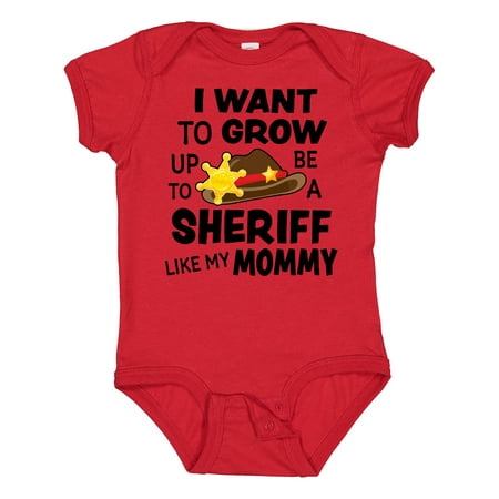 Inktastic I Want to Grow Up to Be a Sheriff Like My Mommy Gift Baby Boy or Baby Girl Bodysuit
Inktastic I Want to Grow Up to Be a Sheriff Like My Mommy Gift Baby Boy or Baby Girl Bodysuit