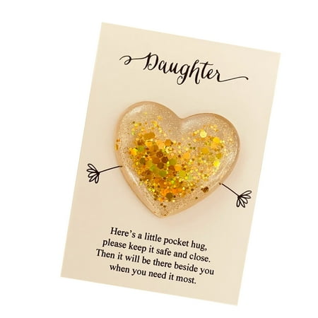 Daughter Pocket Hug Heart Love Keepsake Gift
