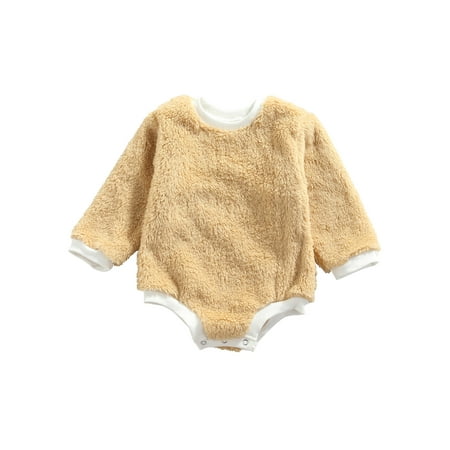 Canis Infant Baby Girl Boy Fleece Romper Long Sleeve Pullover Top Clothes Playsuit
Canis Infant Baby Girl Boy Fleece Romper Long Sleeve Pullover Top Clothes Playsuit