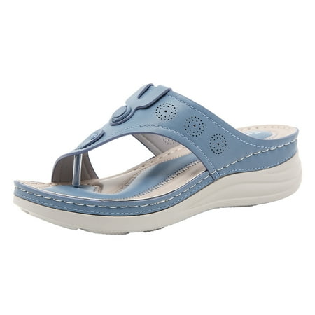 iOPQO Women Flip Flops Womens Summers Vintage Hollow Out Slip On Wedge Flip Flops Slippers Shoes Plus Size Boho Style Thong Blue 41
iOPQO Women Flip Flops Womens Summers Vintage Hollow Out Slip On Wedge Flip Flops Slippers Shoes Plus Size Boho Style Thong Blue 41