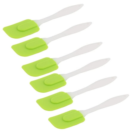 Silicone Head Plastic Handle Heat Resistant Nonstick Spatula Scraper Green 6 PCS
Silicone Head Plastic Handle Heat Resistant Nonstick Spatula Scraper Green 6 PCS