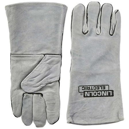 Leather Welding Gloves KH641 Premium Hand Protection from Welder and Cutting Torch Heat Commercial Quality Cotton Lined Gauntlet Cuff Unisex 1 Pair One Size Gray
Leather Welding Gloves KH641 Premium Hand Protection from Welder and Cutting Torch Heat Commercial Quality Cotton Lined Gauntlet Cuff Unisex 1 Pair One Size Gray