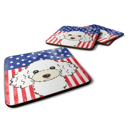 Carolines Treasures BB2187FC American Flag and White Poodle Foam Coaster Set of 4 3 1/2 x 3 1/2 multicolor
Carolines Treasures BB2187FC American Flag and White Poodle Foam Coaster Set of 4 3 1/2 x 3 1/2 multicolor