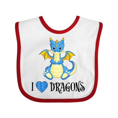 Inktastic I Love Dragons with Cute Blue Dragon Gift Baby Boy or Baby Girl Bib 
Inktastic I Love Dragons with Cute Blue Dragon Gift Baby Boy or Baby Girl Bib