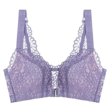 Liveday Plus Size Front Buckle Lift Lace Bra Push Up Wireless Padded Bra for Women New
Liveday Plus Size Front Buckle Lift Lace Bra Push Up Wireless Padded Bra for Women New