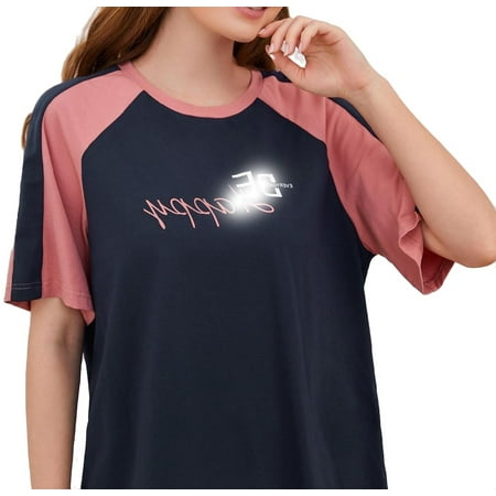 Casual Slogan Round Neck Pant Sets Navy Blue Elbow-Length Women Pajama Sets
Casual Slogan Round Neck Pant Sets Navy Blue Elbow-Length Women Pajama Sets