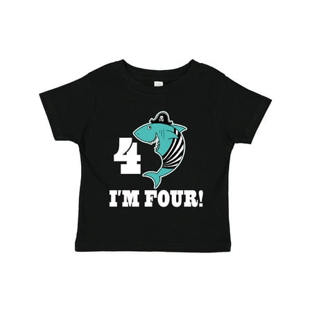 Inktastic 4th Birthday Pirate 4 Year Old Shark Gift Toddler Boy or Toddler Girl T-Shirt
Inktastic 4th Birthday Pirate 4 Year Old Shark Gift Toddler Boy or Toddler Girl T-Shirt
