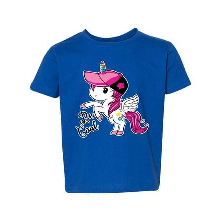 Be Cool Funny Cute Unicorn Rainbow Humor Toddler Crew Graphic T-Shirt Royal 2T
Be Cool Funny Cute Unicorn Rainbow Humor Toddler Crew Graphic T-Shirt Royal 2T