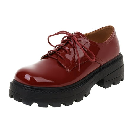 Womens Chunky Platform Ankle Boots For Glossy Lace Up Mid Heel Leather Shoes Summer Winter Cowgirl Cowboy Boots Shoes Western Trendy Rain Snow Weather Hiking Work Boot
Womens Chunky Platform Ankle Boots For Glossy Lace Up Mid Heel Leather Shoes Summer Winter Cowgirl Cowboy Boots Shoes Western Trendy Rain Snow Weather Hiking Work Boot