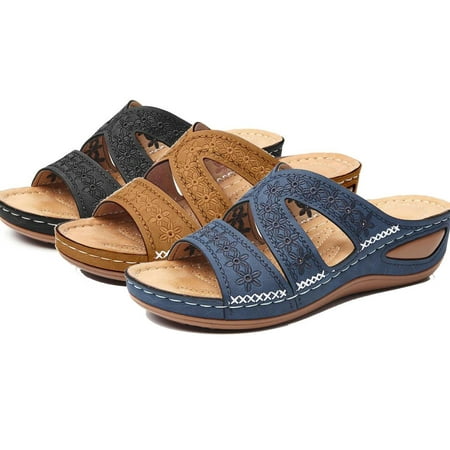 Women Walking Slippers Non Slip Wedge Slide Platform Sandals
Women Walking Slippers Non Slip Wedge Slide Platform Sandals