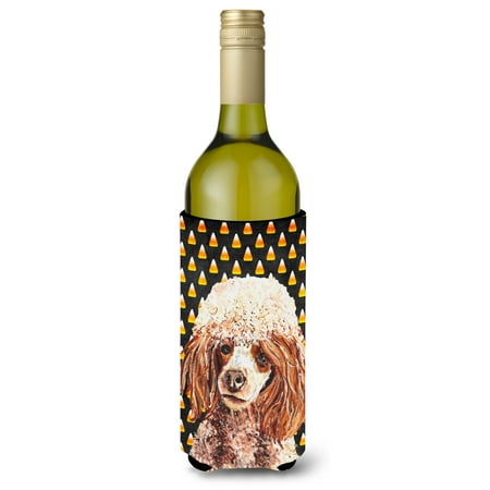 Carolines Treasures SC9651LITERK Red Miniature Poodle Candy Corn Halloween Wine Bottle Hugger Wine Bottle multicolor
Carolines Treasures SC9651LITERK Red Miniature Poodle Candy Corn Halloween Wine Bottle Hugger Wine Bottle multicolor