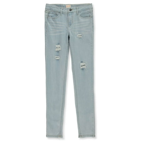 Cookie s Girls Rip-Patch Stretch Skinny Jeans - crown blue 3t (Toddler)