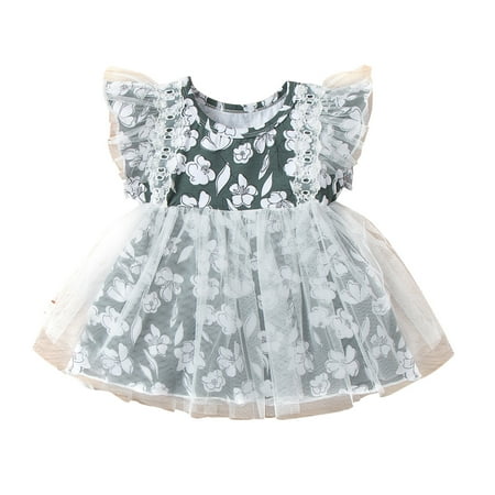 XINSHIDE Toddler Kids Girls Summer Tulle Ruched Patchwork Floral Print Princess Dress Casual Clothes Baby Girl Clothes
XINSHIDE Toddler Kids Girls Summer Tulle Ruched Patchwork Floral Print Princess Dress Casual Clothes Baby Girl Clothes