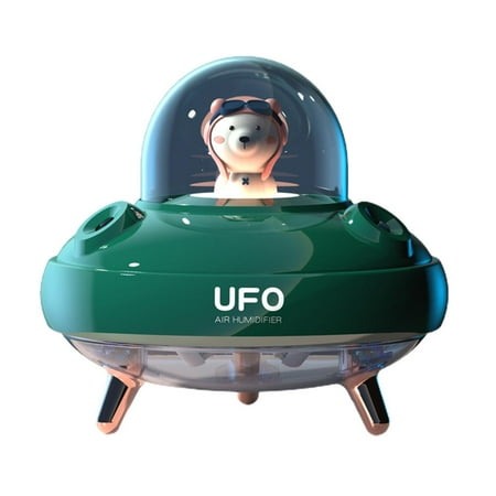 ELENXS 400ml UFO Double Spray Humidifier with Colorful Lights Cartoon Humidifier Silent Home Water Replenishment
ELENXS 400ml UFO Double Spray Humidifier with Colorful Lights Cartoon Humidifier Silent Home Water Replenishment
