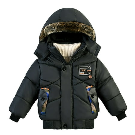 DNDKILG Toddler Baby Boy Hooded Long Sleeve Coat Children Zip Up Thicken Fall Winter Puffer Jacket Padded Outerwear Black 2Y-4Y
DNDKILG Toddler Baby Boy Hooded Long Sleeve Coat Children Zip Up Thicken Fall Winter Puffer Jacket Padded Outerwear Black 2Y-4Y