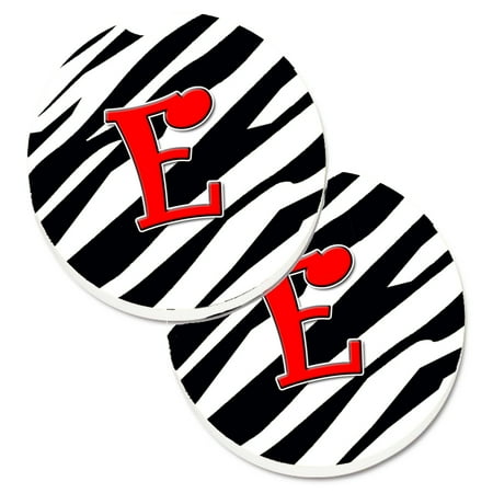 Carolines Treasures CJ1024-ECARC Monogram Initial E Zebra Red Set of 2 Cup Holder Car Coasters Large multicolor
Carolines Treasures CJ1024-ECARC Monogram Initial E Zebra Red Set of 2 Cup Holder Car Coasters Large multicolor