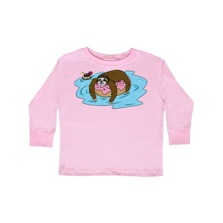 Inktastic Relaxing Sloth On A Donut Float Gift Toddler Boy or Toddler Girl Long Sleeve T-Shirt
Inktastic Relaxing Sloth On A Donut Float Gift Toddler Boy or Toddler Girl Long Sleeve T-Shirt