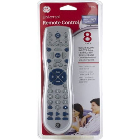 Jasco Universal Remote Control - For Tv, Blu-ray Disc Player, Dvd Player, Vcr, Dvr, Cable Box, Satellite Box, Convertor Box (24927)
