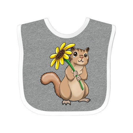 Inktastic Cute Chipmunk with Sunflower Gift Baby Boy or Baby Girl Bib 
Inktastic Cute Chipmunk with Sunflower Gift Baby Boy or Baby Girl Bib
