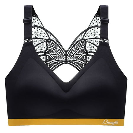 Cathalem Women Bra Pack Women s Plus Size Push Up No Steel Ring Bra Sports Beauty Back Bra Seamless Womens Sports Bras Underwire Underwear Black 4X-Large
Cathalem Women Bra Pack Women s Plus Size Push Up No Steel Ring Bra Sports Beauty Back Bra Seamless Womens Sports Bras Underwire Underwear Black 4X-Large