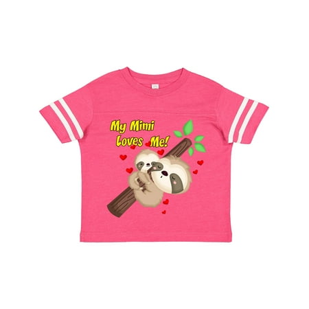 Inktastic My Mimi Loves Me Gift Toddler Boy or Toddler Girl T-Shirt