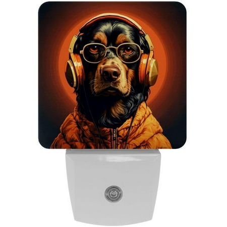 Dog LED Square Night Lights - Bright and Compact Bedroom or Bathroom Lighting Solution with Auto on/Off Sensor - Set of 2 Square Shaped Nightlights
Dog LED Square Night Lights - Bright and Compact Bedroom or Bathroom Lighting Solution with Auto on/Off Sensor - Set of 2 Square Shaped Nightlights