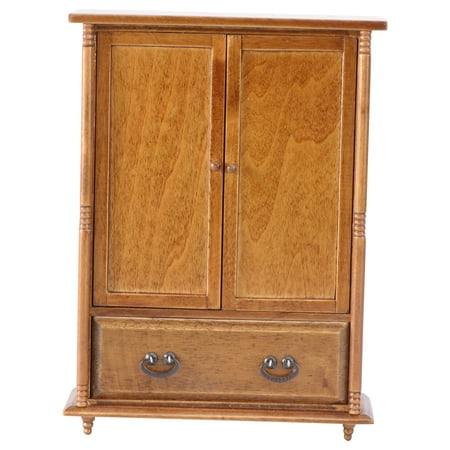 Etereauty 1Pc Mini House Adornment Mini Wardrobe Model Toy Retro Mini Furniture Accessory
Etereauty 1Pc Mini House Adornment Mini Wardrobe Model Toy Retro Mini Furniture Accessory