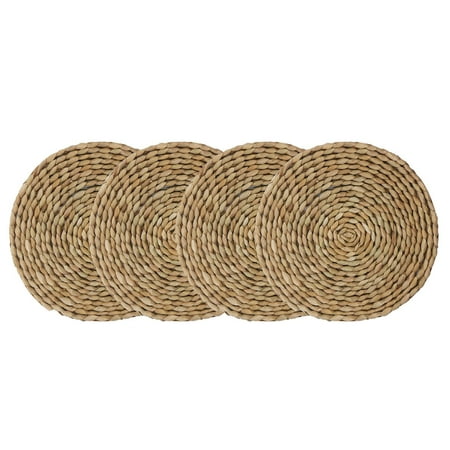 4Pcs Cattail Straw Round Woven Placemats for Dining Table Rattan Table Mats Natural Straw Mat Braided Weave Placemats Handmade (11.8inch(30cm))
4Pcs Cattail Straw Round Woven Placemats for Dining Table Rattan Table Mats Natural Straw Mat Braided Weave Placemats Handmade (11.8inch(30cm))