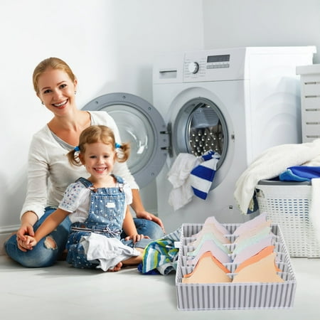 1PCS Foldable Sock Underwear Organizer Dividers Cabinet Closet Organizers Storage Box For Cloth Underwear Socks