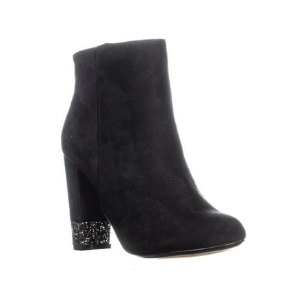 Womens XOXO Yardley Block Heel Ankle Boots Black