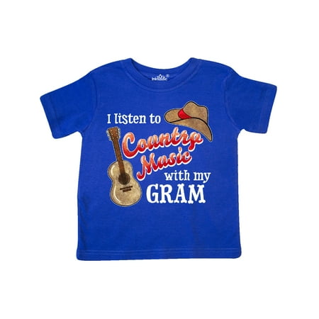 Inktastic I Listen to Country Music with my Gram Guitar and Hat Gift Toddler Boy or Toddler Girl T-Shirt
Inktastic I Listen to Country Music with my Gram Guitar and Hat Gift Toddler Boy or Toddler Girl T-Shirt