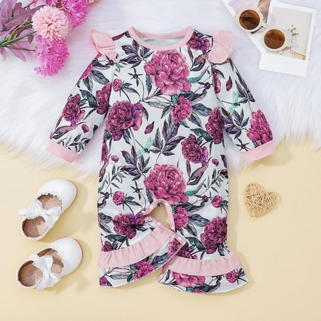 QISIWOLE Toddler Kids Baby Girls Fashion Cute Long Sleeve Ruffles Flowers Pattern Romper Jumpsuit Discount
QISIWOLE Toddler Kids Baby Girls Fashion Cute Long Sleeve Ruffles Flowers Pattern Romper Jumpsuit Discount