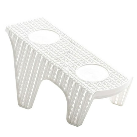 Separate Shoe Rack Holder Sneakers Sandals Shoes Organizer Shelf Storage - Single-White