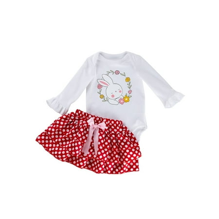 AMILIEe Kids Baby Girls Long Sleeve Rabbit/ Elephant Print Sweatshirt Rompers Short Dot Print Half Dress
AMILIEe Kids Baby Girls Long Sleeve Rabbit/ Elephant Print Sweatshirt Rompers Short Dot Print Half Dress