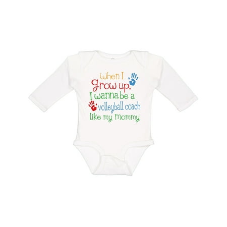 Inktastic Volleyball Coach Like Mommy Gift Baby Boy or Baby Girl Long Sleeve Bodysuit
Inktastic Volleyball Coach Like Mommy Gift Baby Boy or Baby Girl Long Sleeve Bodysuit